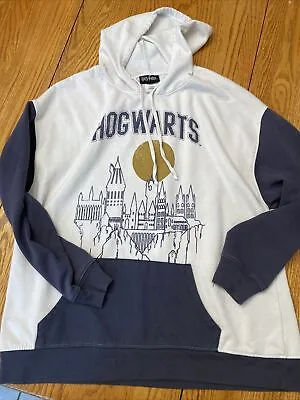 Buy Harry Potter Hogwarts Castle Pullover Sweatshirt Hoodie Size Adult Large • 12.30£
