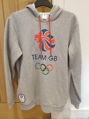 Buy Quality Vintage Official Team GB Hoodie Grey Pullover Olympics Men's Medium M • 12.99£