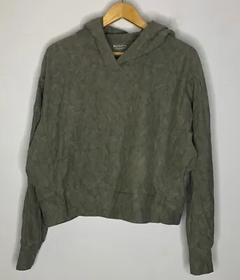 Buy Athleta Large Green Camo Cropped Hoodie CP0130 • 17.47£