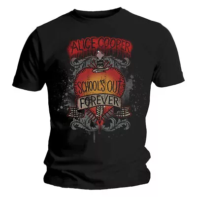 Buy Alice Cooper T-Shirt Schools Out Band New Black Official • 15.95£