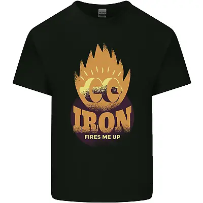 Buy Iron Fires Me Up Gym Bodybuilding Kids T-Shirt Childrens • 7.99£