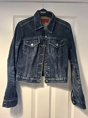 Buy FCUK Jeans Dark Denim Jacket Size S • 12£