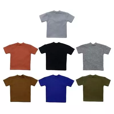 Buy 1:1/6 Scale Man Clothing T-Shirt Model For 12'' Hot Toy Male Action Figure • 8.42£