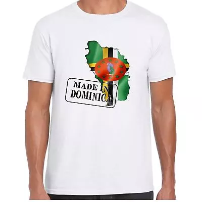 Buy Made In Dominica - Flag And Map - Mens T Shirt • 10.99£