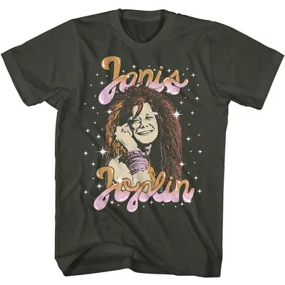 Buy Janis Joplin Sparkle Photo Men's T Shirt Rock & Soul Music Merch • 39.92£