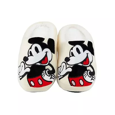 Buy Disney Womens/Ladies Mickey Mouse Slippers NS7217 • 13.63£