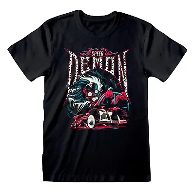 Buy 101 Dalmatians Cruella T Shirt Speed Demon Official Disney VIllains  New Tee XL • 5.99£