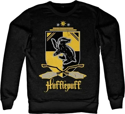 Buy Harry Potter Hufflepuff Sweatshirt Black • 40.63£