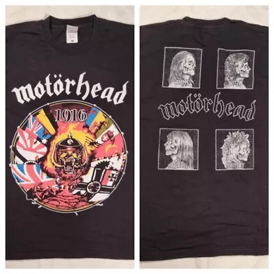 Buy Motorhead T Shirt 1916 Black With Backprint LARGE  • 24.99£