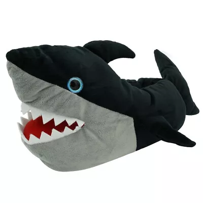 Buy Mens Shark Novelty Slippers 3D Plush Great White Novelty Funny Christmas  - Jaws • 16.99£