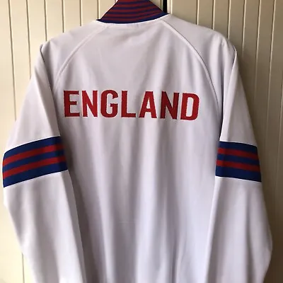 Buy England Admiral Football Jacket Small/Med Retro Soccer Training 70s • 13.99£