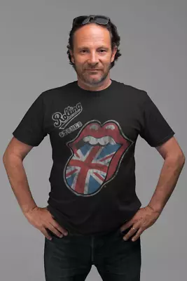 Buy The Rolling Stones - British Tongue T-Shirt - Band T-Shirt - Official Merch • 20.64£