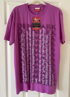 Buy Vikingo T-Shirt From Denmark Pink/Purple Exc Cond Unworn L • 5.99£