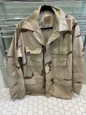 Buy US Army Surplus Tri Colour Desert DCU BDU Jacket Shirt, Army Combat Uniform ML • 39.99£