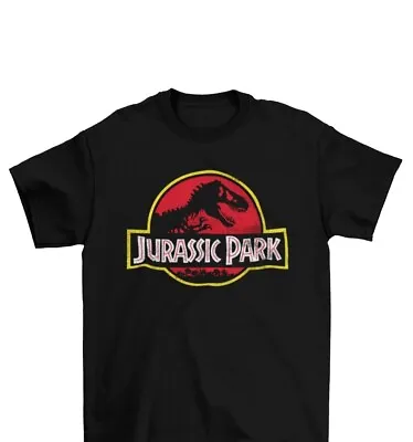 Buy 🌋NEW Jurassic Park Original Black T-Shirt, OfficialJurassicWorld, Size L • 14.95£