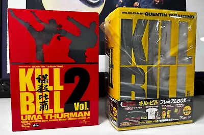 Buy KILL BILL Volumes 1 & 2 Premium JAPAN DVD Box Sets  T-shirt Limited Edition RARE • 109.99£
