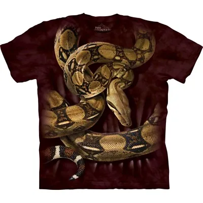 Buy BOA CONSTRICTOR SQUEEZE The Mountain T Shirt Snake Reptile Unisex - Eco-friendly • 24.99£
