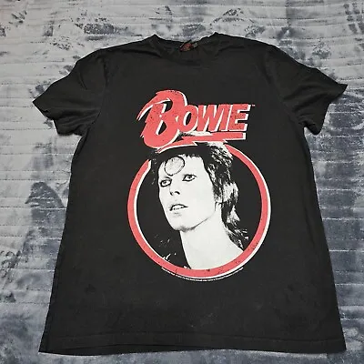 Buy David Bowie Shirt Adult Extra Large Black Space Oddity Ziggy Face Top Tee • 14.97£