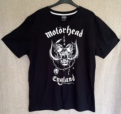 Buy Official Motorhead England Snaggletooth Logo Band T Shirt 2009 • 12.99£
