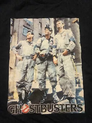 Buy Ghostbusters Group T-Shirt - Retro Film Movie TV Sci Fi Cool Top Tee Large New  • 10£