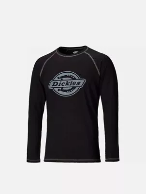 Buy Dickies Atwood Long Sleeve Logo T-Shirt Black Size Large  • 14.99£