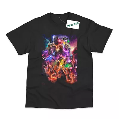 Buy Avengers Infinity War & End Game Inspired Movie Poster Style Printed T-Shirt • 15.95£