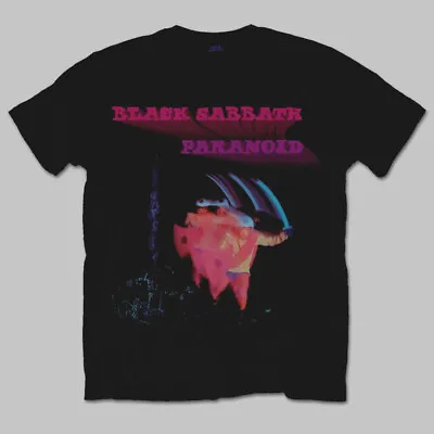 Buy Black Sabbath T Shirt Paranoid Motion Trails Official Mens Unisex Ozzy Osbourne • 14.88£