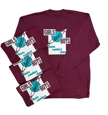 Buy Vintage 90s Girls Against Boys Rare Hardcore Band Long Sleeve T Shirt Fugazi  • 50£