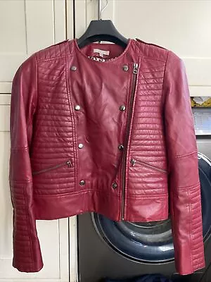 Buy Armand Ventilo Leather Jacket Red, 38 • 50£