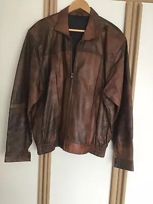 Buy Vintage/Retro - Mens Leather Jacket - Brown/Tan - XXL - Used • 9.99£