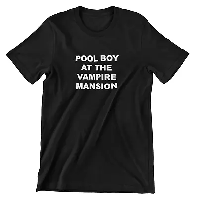 Buy Pool Boy At The Vampire Mansion, Emo Band T-shirt, Chemical Reunion • 14.99£