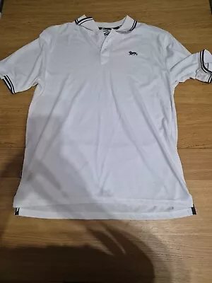 Buy Lonsdale Size Large White Polo Shirt • 3£