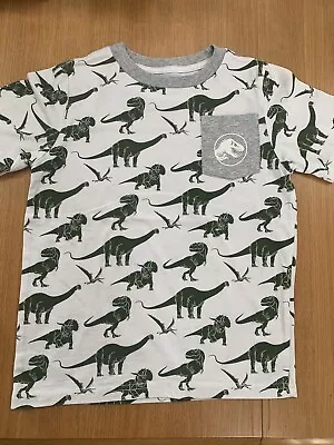 Buy Boys Jurassic World T-shirt Age  7 Years • 1.25£