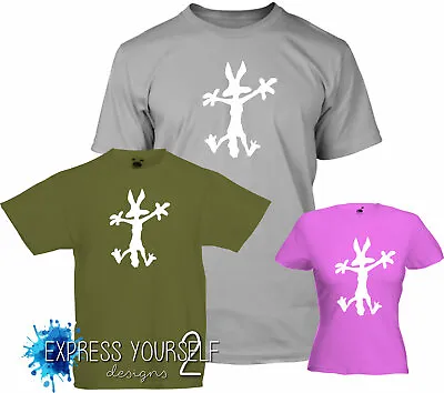 Buy COYOTE SPLAT - T Shirt, CATEGORY, Fun, Cool, Quality, Road Runner, TV, Character • 10.99£