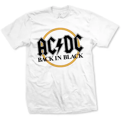 Buy Back In Black AC/DC Short Sleeve T-Shirts Official Licensed Rock Classic Band Al • 13.95£