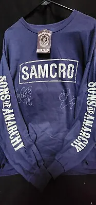 Buy NWT Sons Of Anarchy Autograph Double Signed Shirt JUICE KIM COATES Sz XL SAMCRO • 179.96£