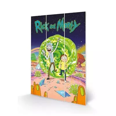 Buy Rick And Morty Portal Wall Art TA6471 • 15.69£