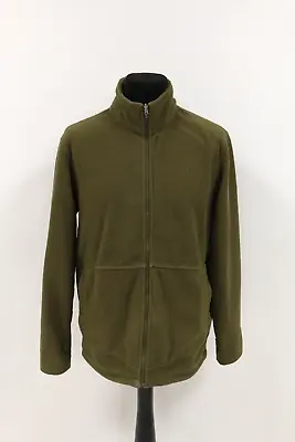 Buy Rohan Fleece Jacket Khaki Green Zip Up Casual Outdoor Warm Hiking Men’s UK M • 22.99£