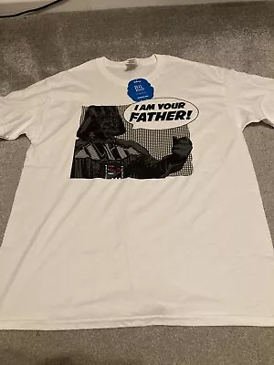 Buy BNWT Mens Star Wars T-shirt Darth Vader Gift Size L • 3.99£