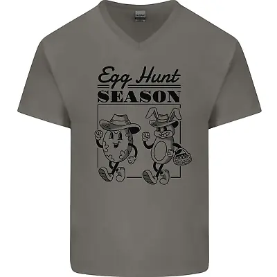 Buy Easter Egg Hunt Season Mens V-Neck Cotton T-Shirt • 9.99£