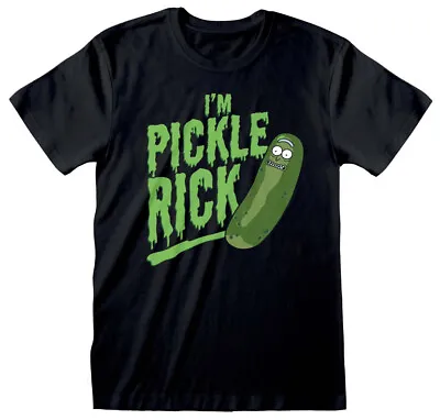 Buy Rick And Morty Im Pickle Rick Black T-Shirt OFFICIAL • 14.89£