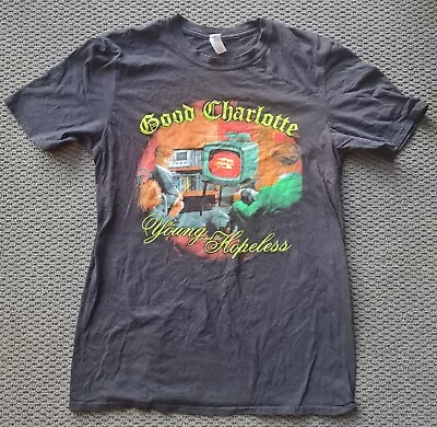 Buy Gildan Good Charlotte Young And The Hopeless Printed Black Short Sleeve Size M  • 18.97£