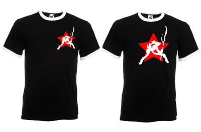 Buy Joe Strummer T Shirt, The Clash Punk Retro, Mens Cotton Ringer Punk Rock.. • 14.99£