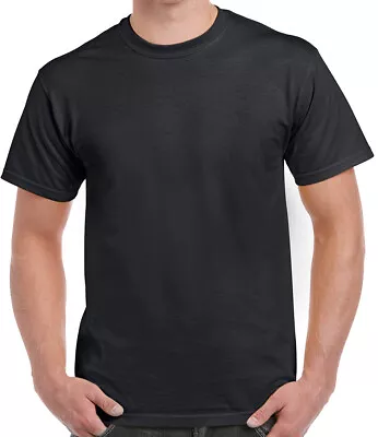 Buy Gildan Adults Ultra Cotton T-Shirt Classic Plain Casual Tee Shirt Workwear S-5XL • 7.57£