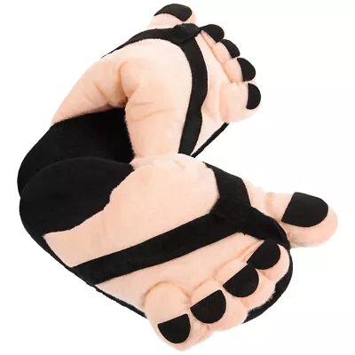 Buy Novelty Plush Slippers Giant Feet Halloween Tricky Toys Fun Gift • 12.28£