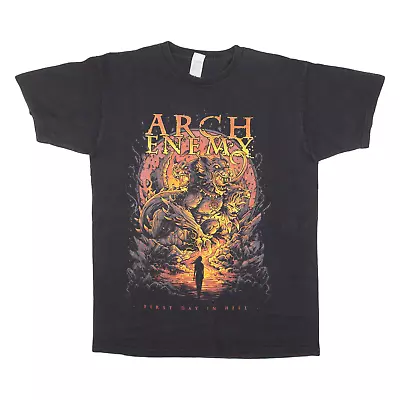 Buy FRUIT OF THE LOOM Arch Enemy Mens Band T-Shirt Black M • 39.99£