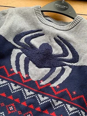 Buy Marvel SPIDERMAN Christmas Jumper & Hat Age 3 To 4yrs • 8£