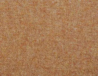 Buy Pure Wool Shetland Twill Fabric Material - GINGER • 1.99£