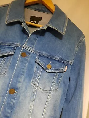 Buy Asos Ladies Denim Jacket Boyfriend Style Size 10  • 7.99£