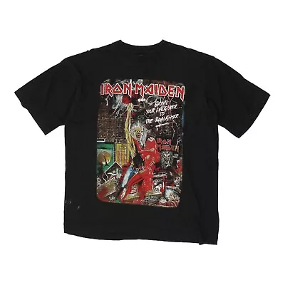 Buy Iron Maiden Bring Your Daughter To The Slaughter Mens Black Tshirt | Vintage 90s • 250£